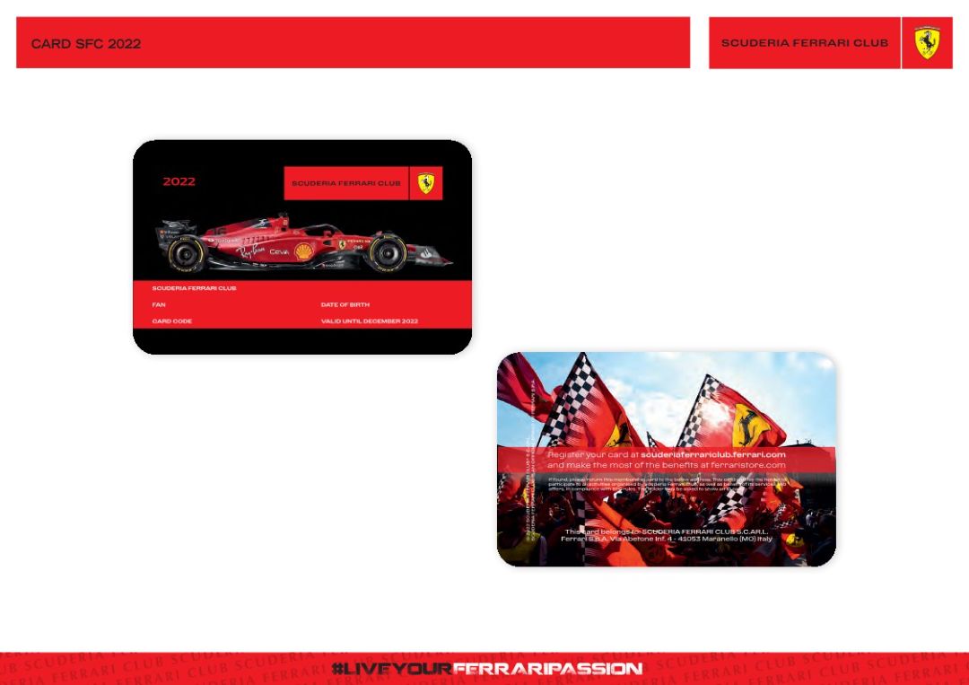 Racing Activities, Scuderia Ferrari Club