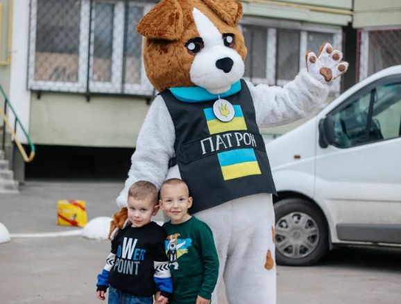 привітання пса патрона