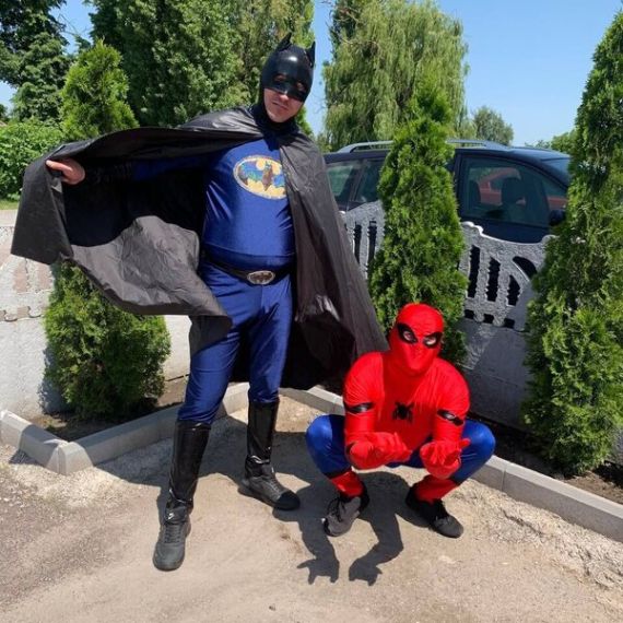 аніматори спайдермен людина павук бетмен