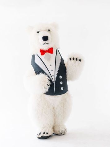 білий ведмедик