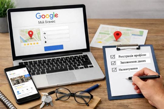 створення профілю в google