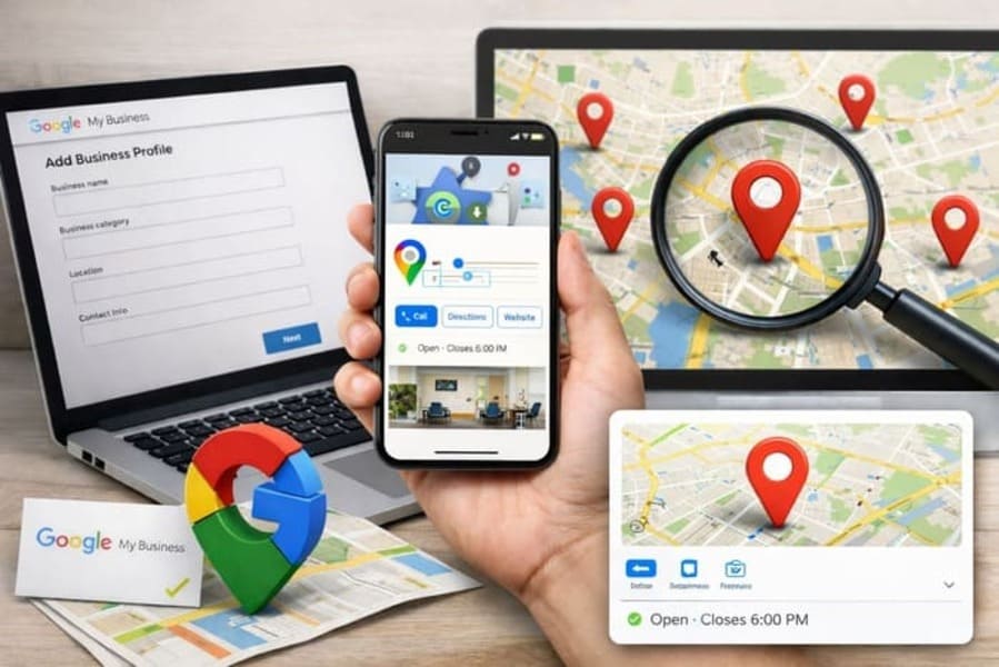 реєстрація точки на google maps