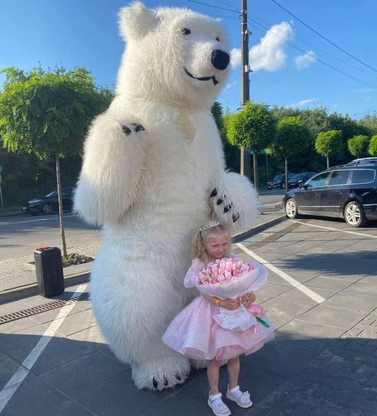 білий ведмідь на дитяче свято Житомир