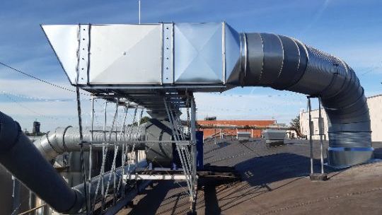 aspirācijas sistēmas montāža