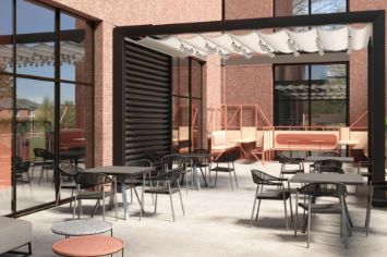 Тераса з ворк зонами