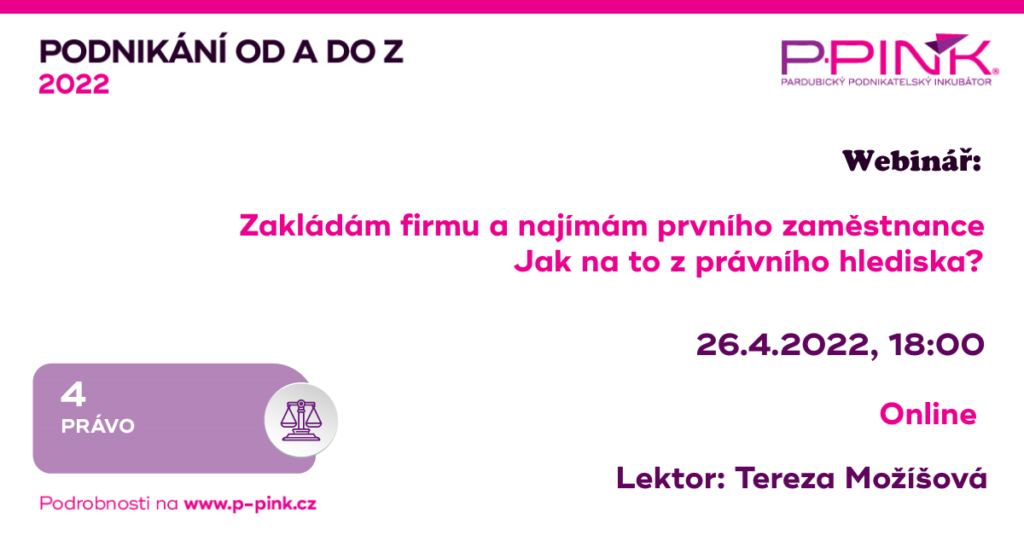 Zakládám firmu a najímám prvního zaměstnance. Jak na to z právního hlediska?