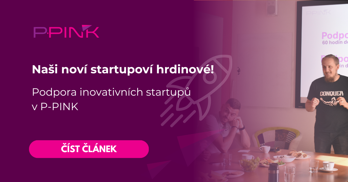 Inovativní startupy, konzultace v P-PINK