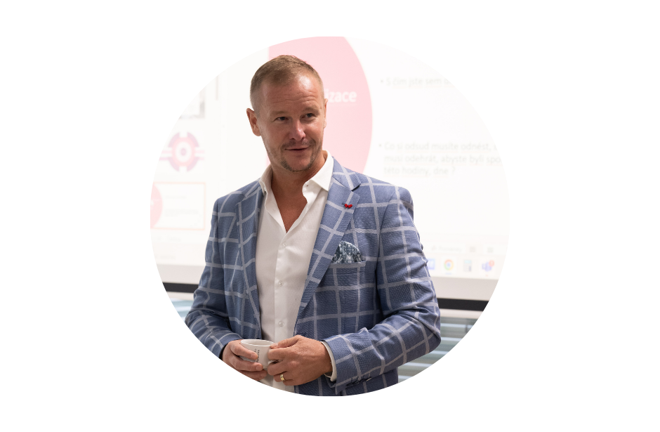 Jiří Janků mentor a ředitel P-PINK