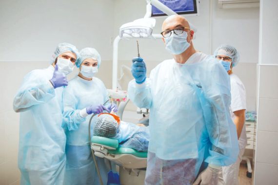 group of dentists and oral surgeons