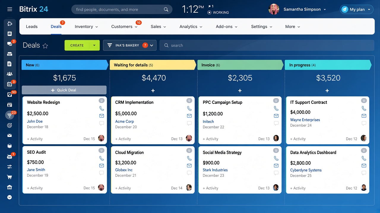 Deal pipeline kanban after Excel import
