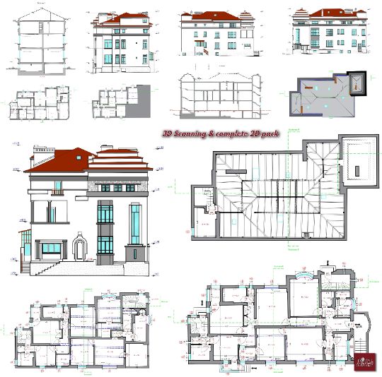 Scanare3D vila