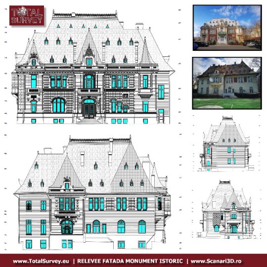 Relevee fatada monument istoric