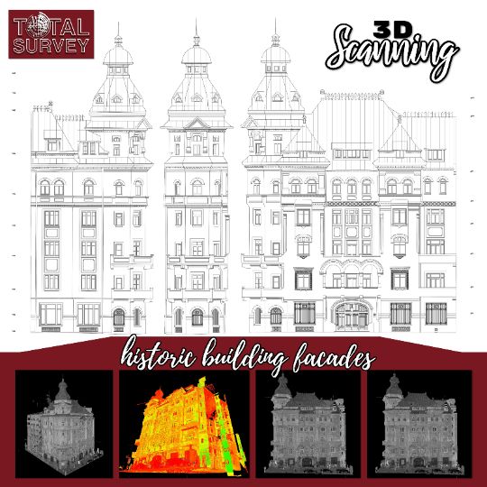 Scanare 3D pentru relevee fatada