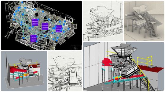 ScanToBim industrial area