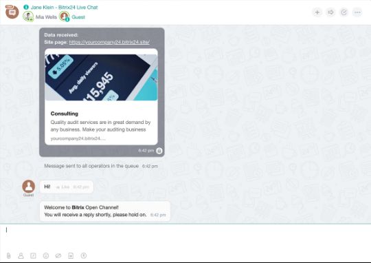 Online chat v Bitrix24 - <Online chat v Bitrix24>