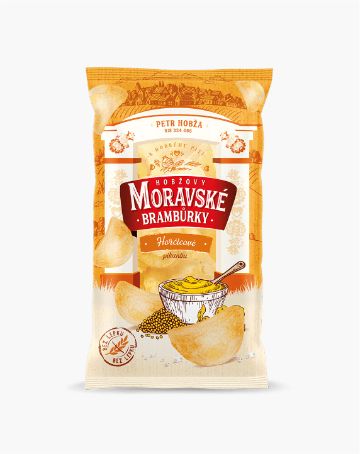 Чипси картопляні Moravské зі смаком гірчиці 150 г
