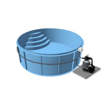 Круглый бассейн