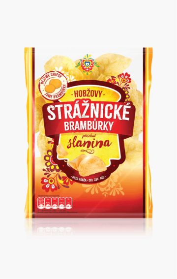 Чипси картопляні Hobžovy зі смаком солі та оцту 150 г