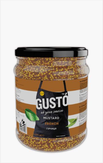 Гірчиця Густо French 200 г ск/б