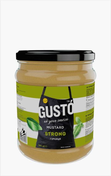 Гірчиця Густо Strong ск/б 190 г