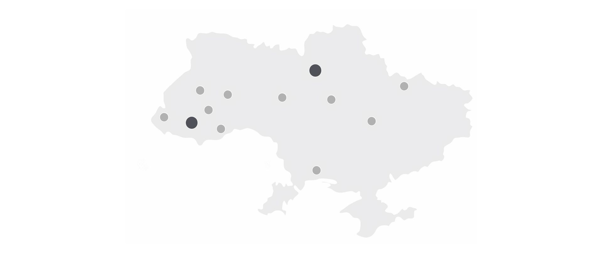 Карта филиалов Альбион