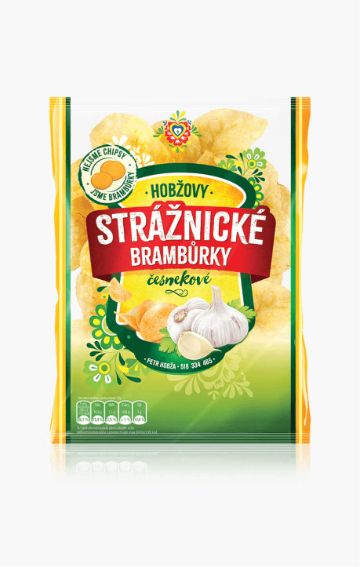 Чипси картопляні Hobžovy зі смаком смаженої цибулі 150 г