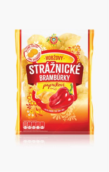 Чипси картопляні Hobžovy зі смаком перцю та розмарину 150 г