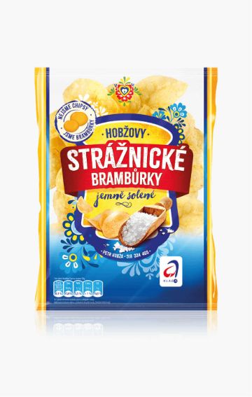 Чипси картопляні Hobžovy зі смаком сиру чеддер та Халапеньо 150 г