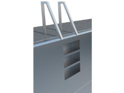 Сходы нержавеющий бассейн