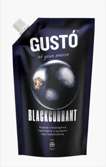 Перетерта Смородина Густо 0,230 г дой-пак