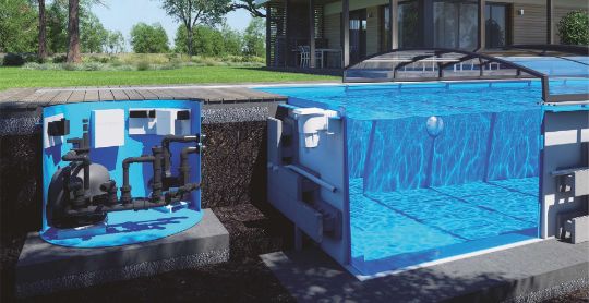 Бассейн внутри